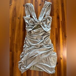 Lovers and Friends Green Polka Dot Cutout Sleeveless Mini Dress Size XS